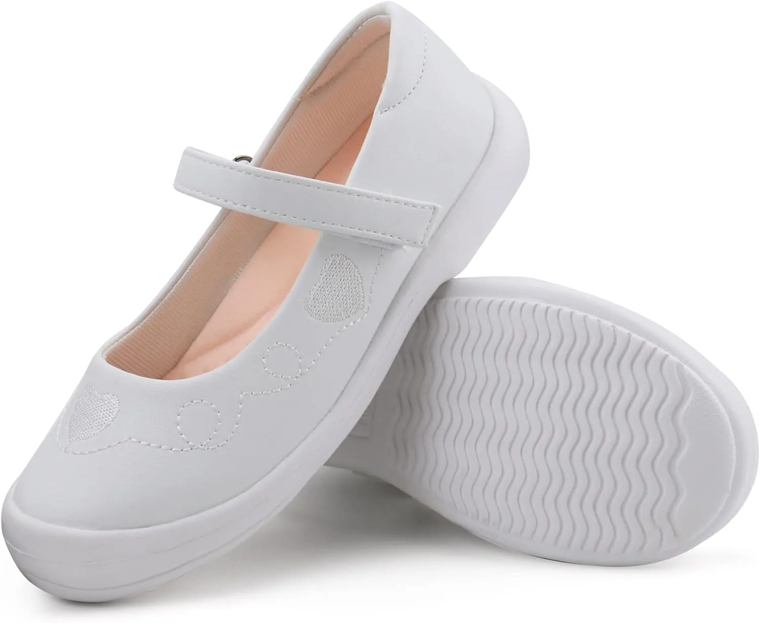 firelli Girl's Mary Jane School Uniform Shoes Comfortable Girls Dress Shoes