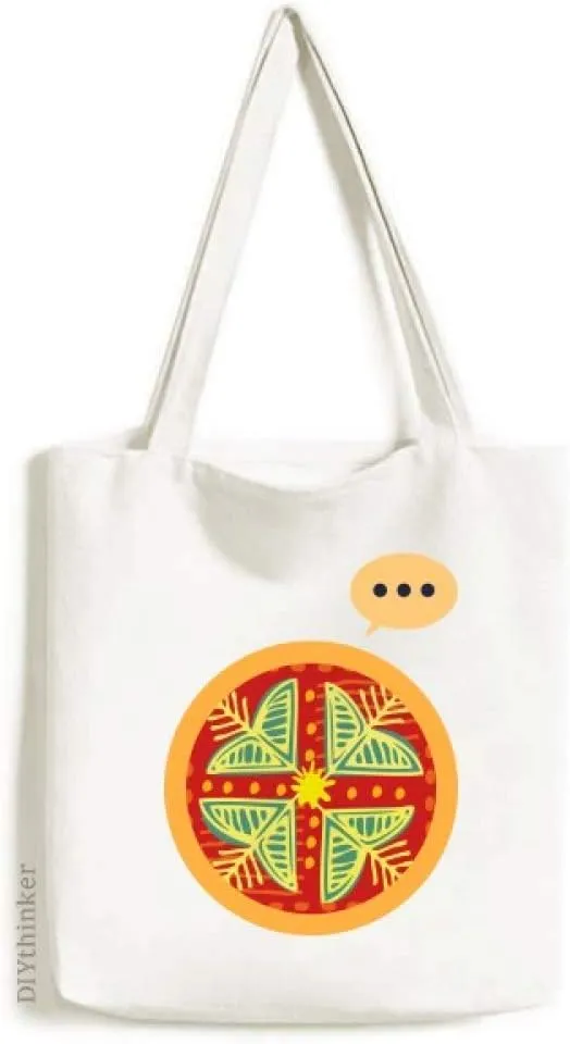 Flowers Plants Mexico Totems Ancient Civilization Expression Gift Sack Canvas Tote Shoulder Bag