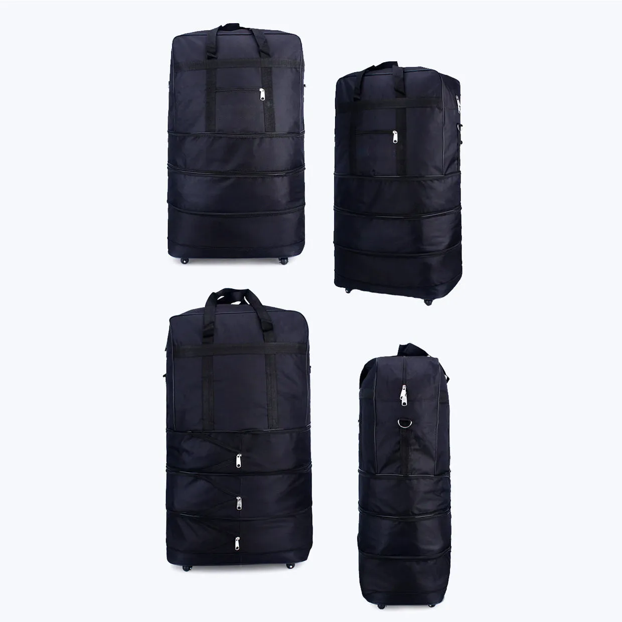 Foldable 5 Wheel Storage Bag | Wheeled Duffel Travel Bag