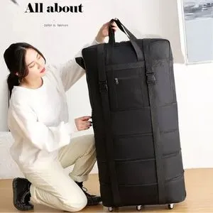 Foldable 5 Wheel Storage Bag | Wheeled Duffel Travel Bag