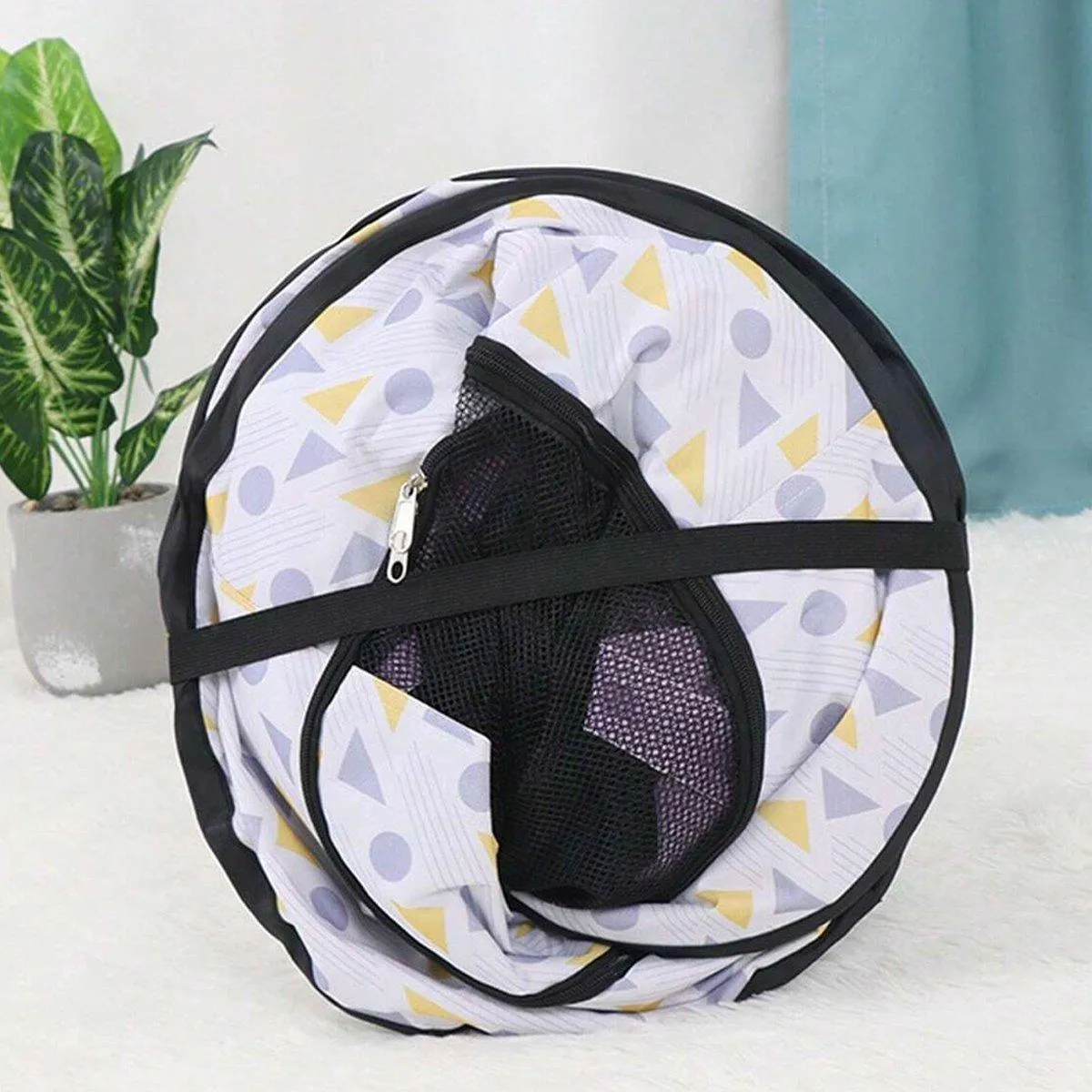 Foldable Cat Dog Kennel Pet Delivery Cage Portable Pet Fence Tent