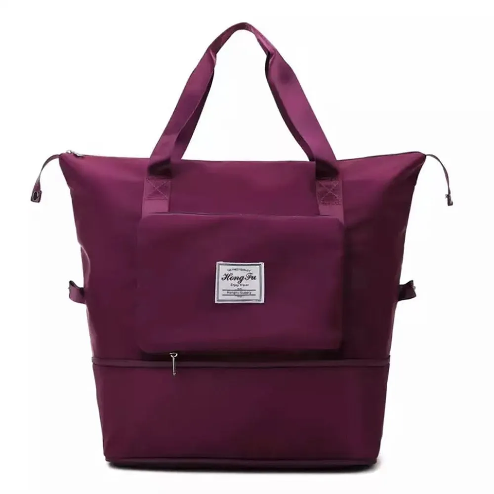 Foldable travel bag, waterproof, large bag, luggage, multi-functional | 4 colors