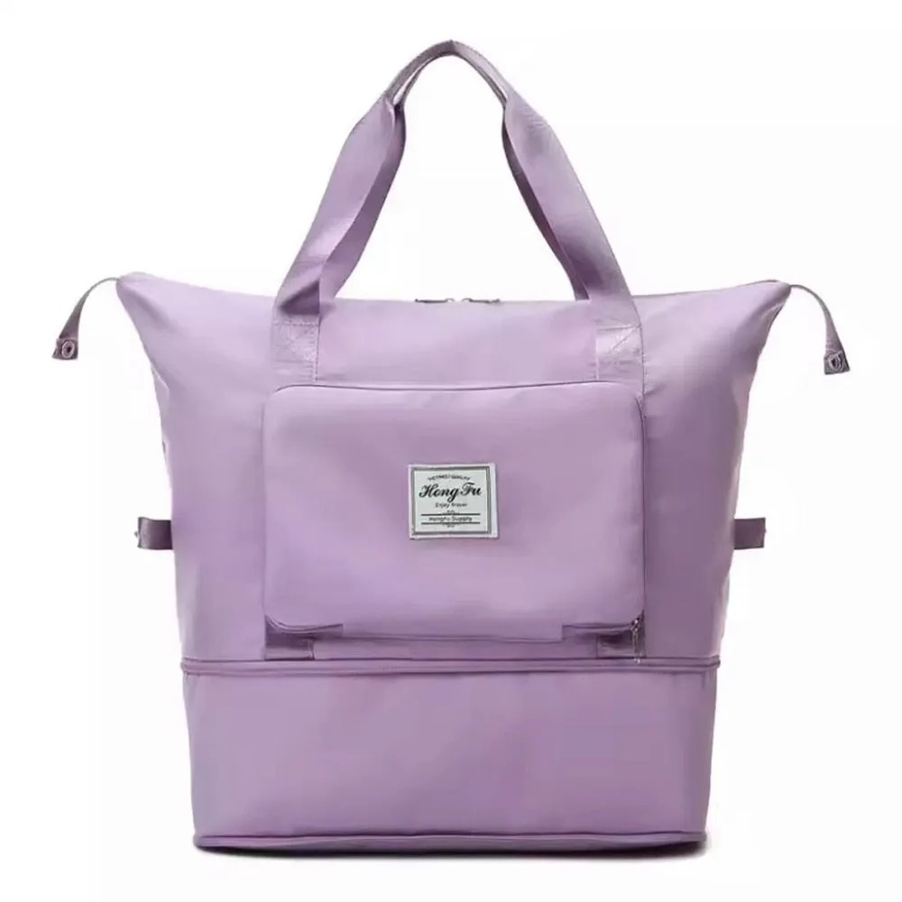Foldable travel bag, waterproof, large bag, luggage, multi-functional | 4 colors