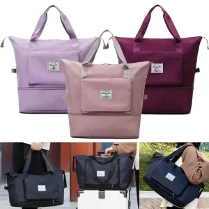 Foldable travel bag, waterproof, large bag, luggage, multi-functional | 4 colors