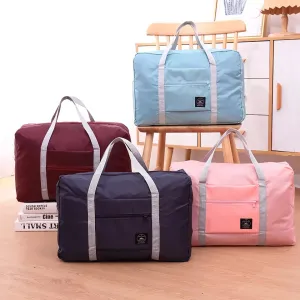 Foldable Travel Duffel Bag - Lightweight, Large Capacity Carry-On for Women and Girls