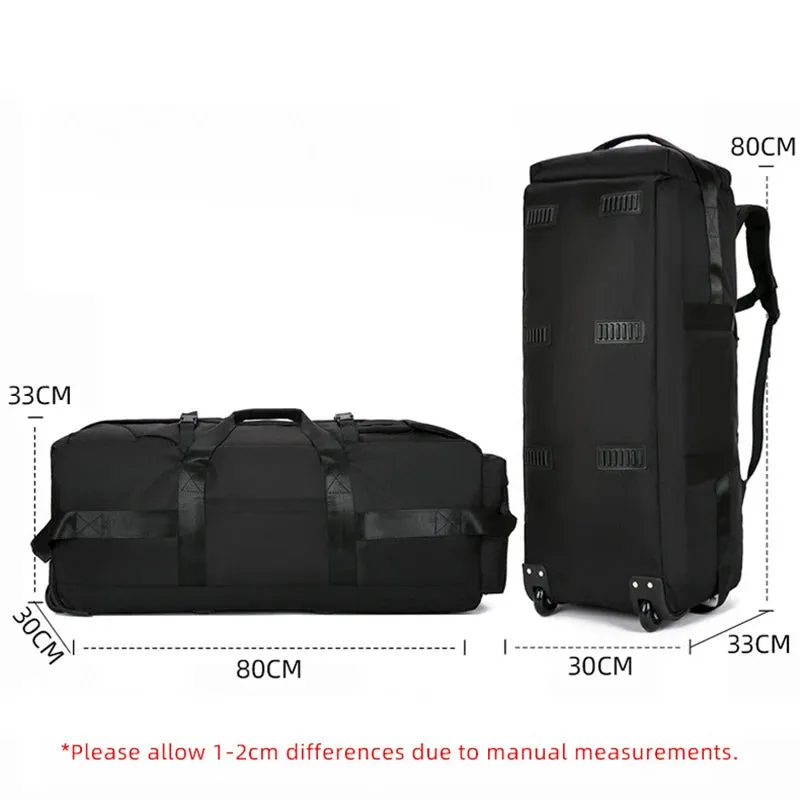 Foldable Traveling Wheeled Bags Unisex Universal Travel Bag With Wheel Large Capacity High Quality Luggage Storage Handbag