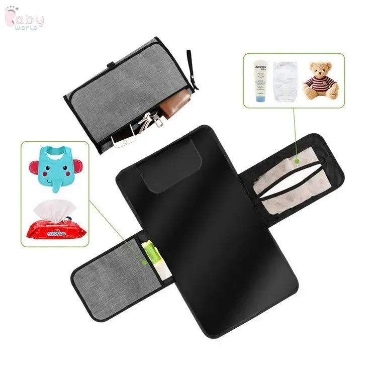 Foldable Washable Compact Baby Travel Mat & Storage Bag