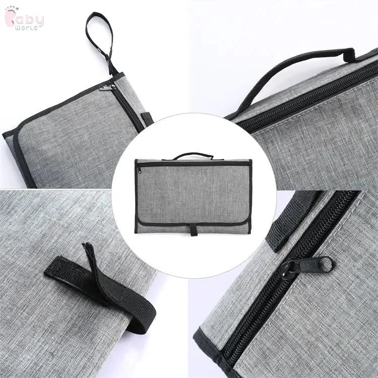 Foldable Washable Compact Baby Travel Mat & Storage Bag