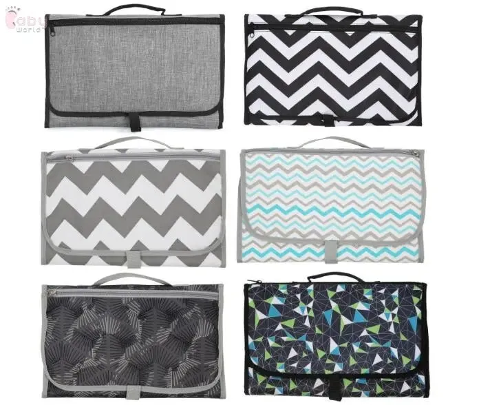 Foldable Washable Compact Baby Travel Mat & Storage Bag