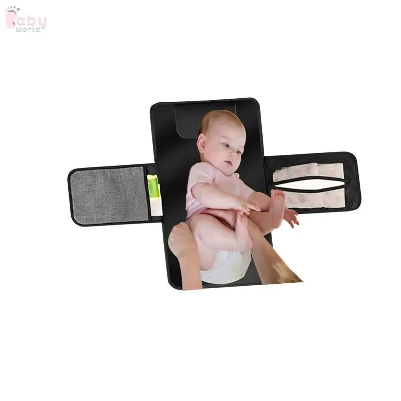 Foldable Washable Compact Baby Travel Mat & Storage Bag