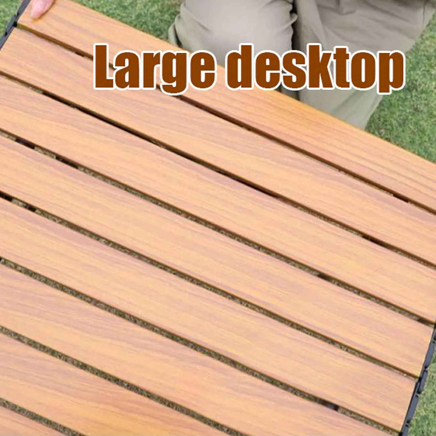 Folding Beach Picnic Tables Collapsible Backpack Lawn Chair Camping Folding Chair and Table Set with Roll up Carbon Steel Table Top for More People Party