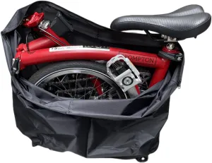 Folding Bike Carry Bag Waterproof Bike Travel Bag Storage Zipper Bag Bromp ton Bike Transport Carry Bag for Air Plane Train Car Travel