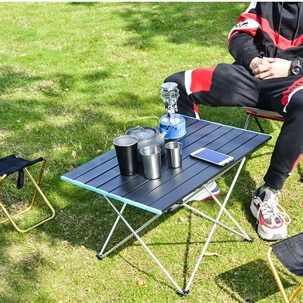 Folding Table Camping Table Outdoor Portable Folding Picnic Table Aluminum Plate Table for Outdoor Folding Table