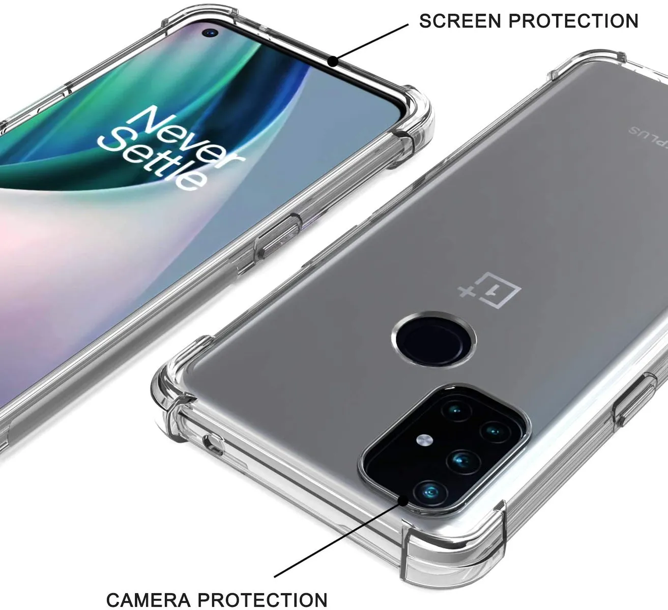 For Apple iPhone 13 /Pro Max Mini HD Crystal Clear Ultra Hybrid PC TPU [Four-Corner Protective] Rubber Shockproof Gummy Gel Bumper Transparent  Phone Case Cover