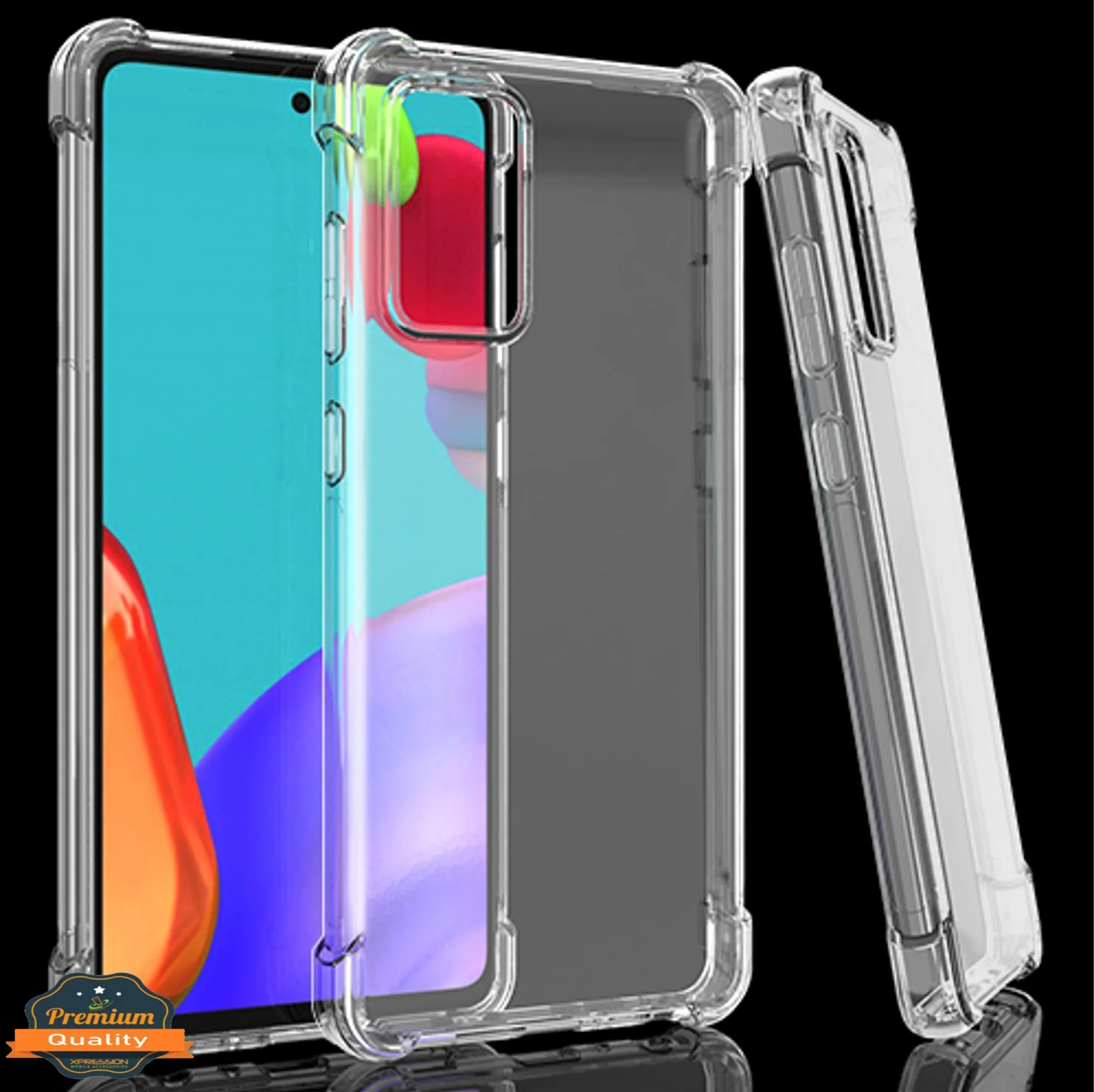 For Apple iPhone 13 /Pro Max Mini HD Crystal Clear Ultra Hybrid PC TPU [Four-Corner Protective] Rubber Shockproof Gummy Gel Bumper Transparent  Phone Case Cover
