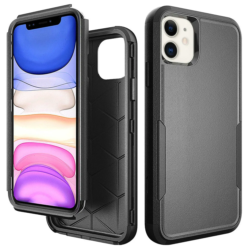 For Apple iPhone 14 /Plus Pro Max Heavy Duty Shockproof Dual Layer Drop Protection Tough Hybrid Rugged Rubber  Phone Case Cover