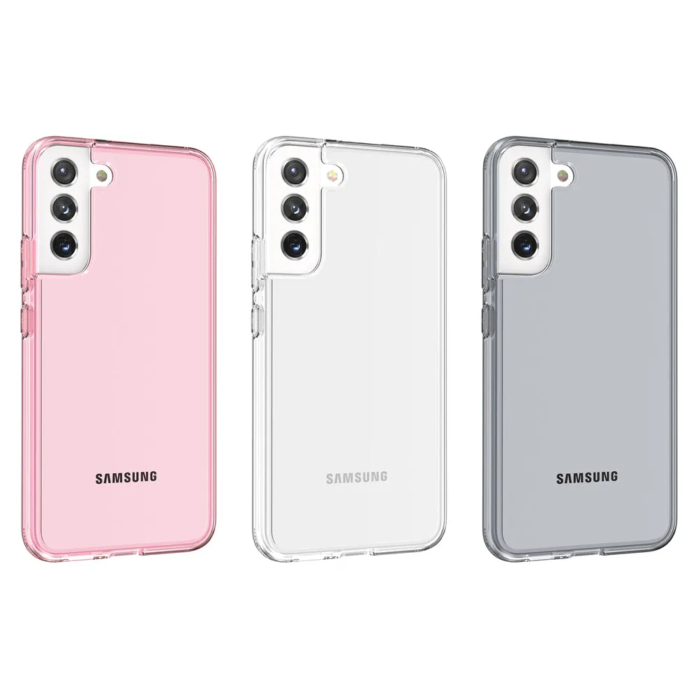 For Samsung Galaxy S23  Plus Clear Full Transparency Thick Hybrid Hard PC Shell & Soft TPU Shock-Absorption Bumper Transparent Phone Case Cover