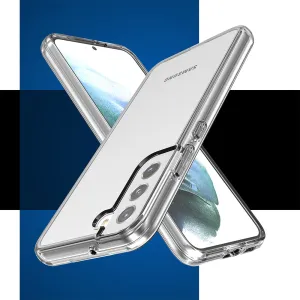 For Samsung Galaxy S23  Plus Clear Full Transparency Thick Hybrid Hard PC Shell & Soft TPU Shock-Absorption Bumper Transparent Phone Case Cover