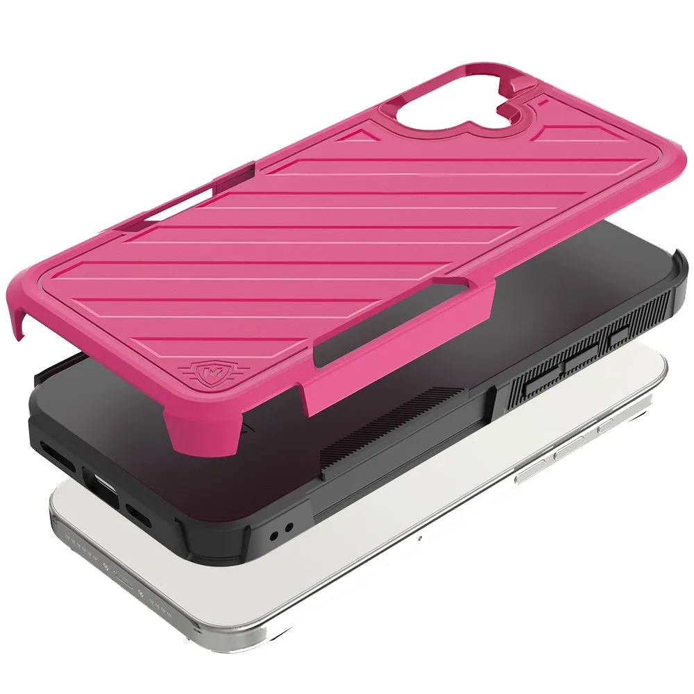 For Samsung Galaxy S25  /S25 Plus /S24  Plus Hybrid lined shockproof dual layer Rugged 2in1 Hard PC & Silicone TPU Non Slip Textured Tough Armor Case Cover