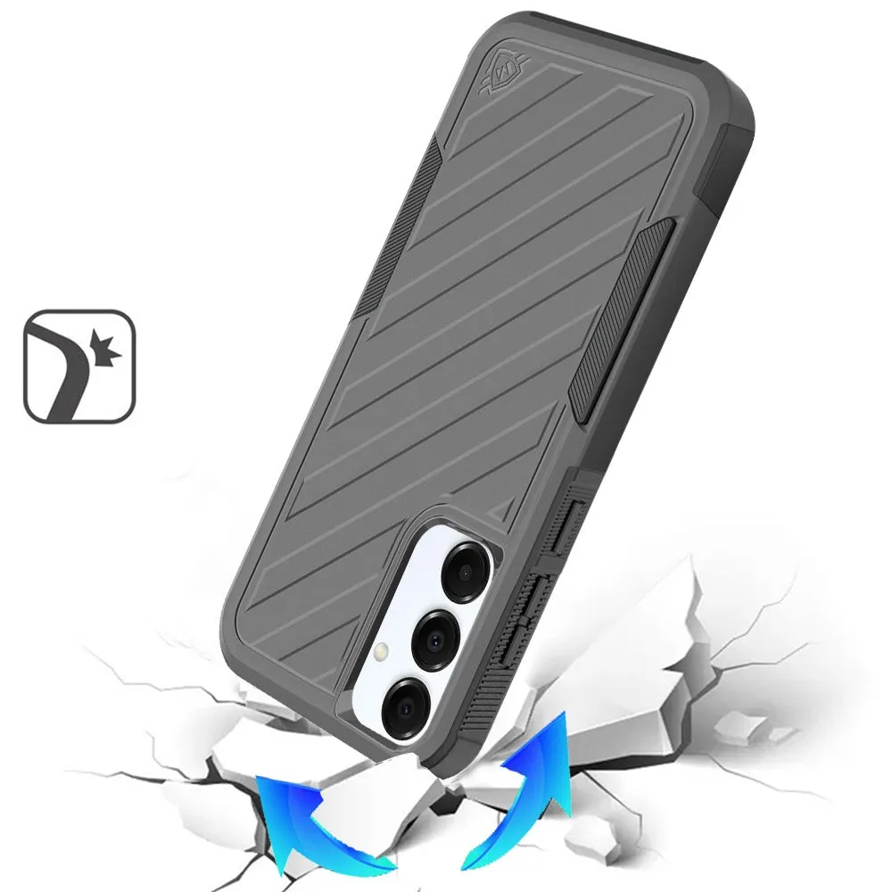 For Samsung Galaxy S25  /S25 Plus /S24  Plus Hybrid lined shockproof dual layer Rugged 2in1 Hard PC & Silicone TPU Non Slip Textured Tough Armor Case Cover