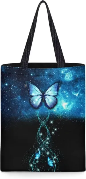 FOR U DESIGNS Women Canvas Reusable Tote Bag Women Shopping Tote Bags Book Bags