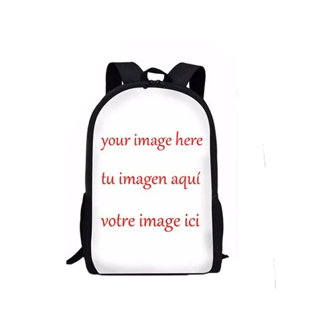 FORUDESIGNS Ladybug Girl Prints 3D School Bags Cartoon Children 3pcs/set School Backpacks Crossbody Bookbags Pencil Bag for Kids
