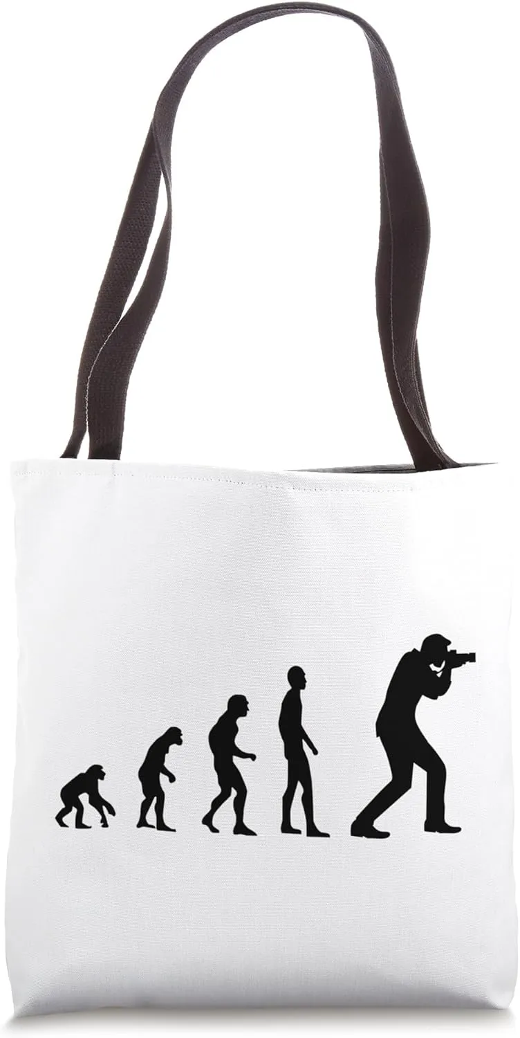 Fotograf Evolution Photograph Photography Photo Tote Bag