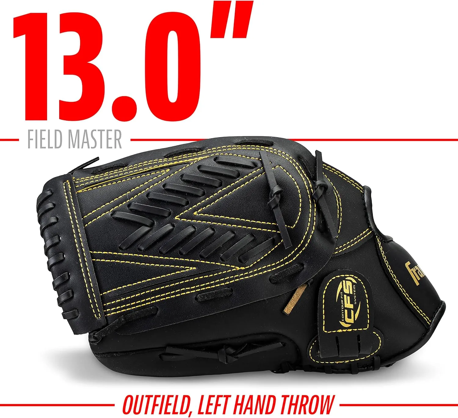 Franklin Sports Baseball   Softball Gloves - Field Master Adult   Youth Baseball   Softball Gloves - Right Hand   Left Hand Gloves - Infield   Outfield Mitts - Multiple Sizes   Colors