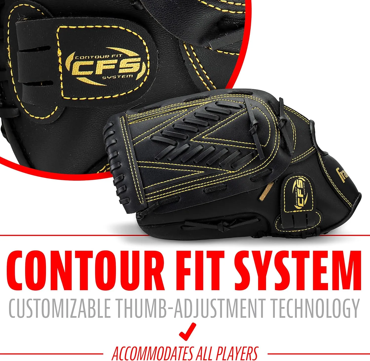 Franklin Sports Baseball   Softball Gloves - Field Master Adult   Youth Baseball   Softball Gloves - Right Hand   Left Hand Gloves - Infield   Outfield Mitts - Multiple Sizes   Colors