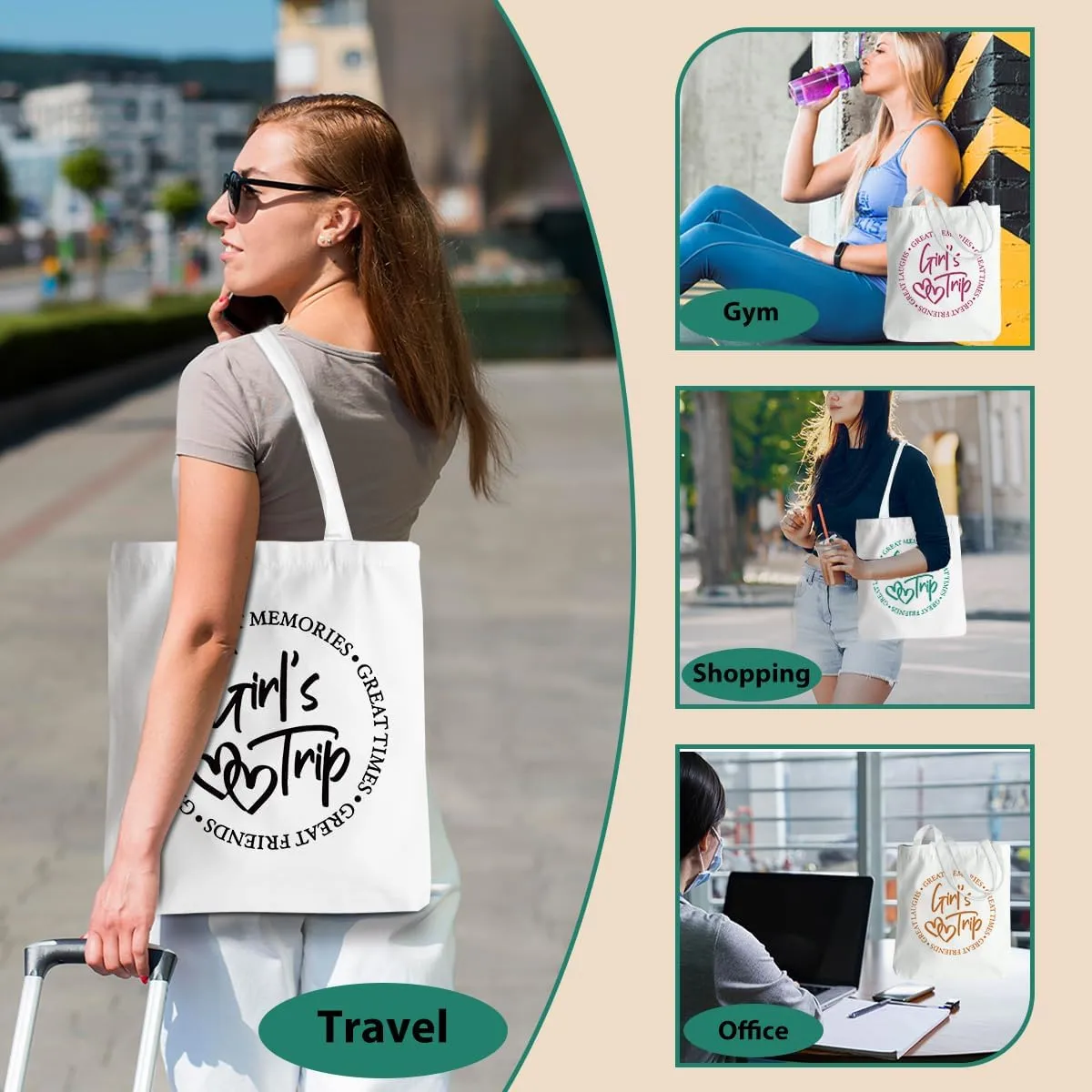 Friend Trip Gifts Favors 2025, Sister Weekend Gifts Tote Bag Goodie Gifts, Bestie Gifts Vacation Weekend Bag Friendship Gifts
