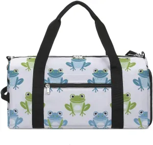 Frog Gym Bag for Men Women Lightweight Duffel Bag Sports Workout Bag for Travel Yoga