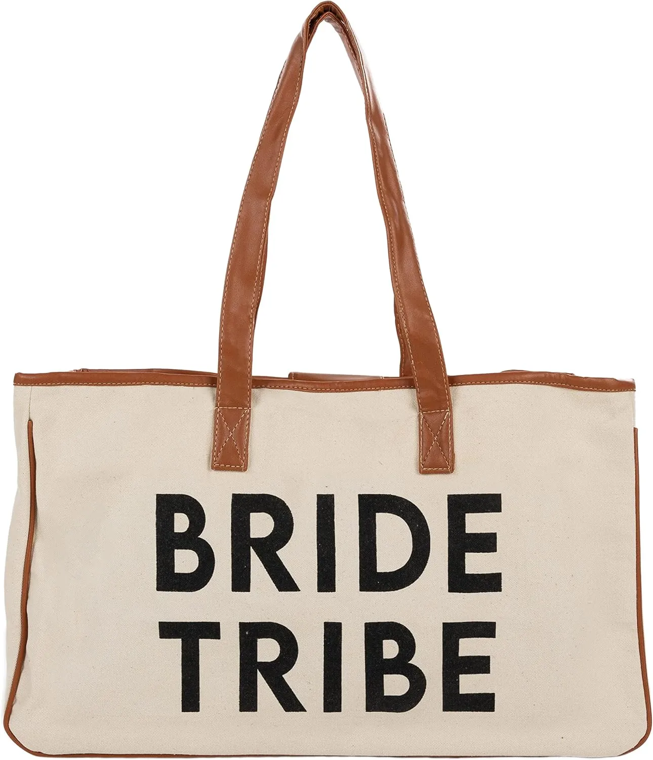 Funky Junque Premium Canvas Tote Bag with Inspirational Quote Lining
