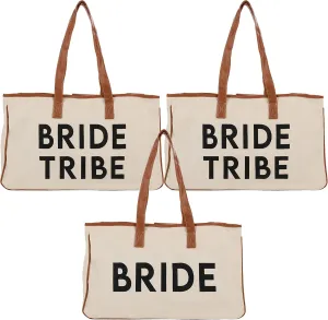 Funky Junque Premium Canvas Tote Bag with Inspirational Quote Lining