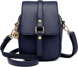 GAEKEAO Small Crossbody Bags for Women Leather Cell Phone Purse Bag Wallet with RFID Blocking Credit Card Slots