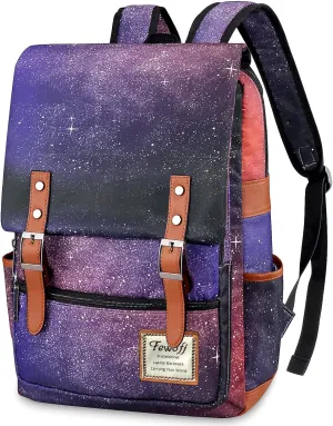 Galaxy School Backpack for Girls Women,College Bag Bookbags for Teenagers