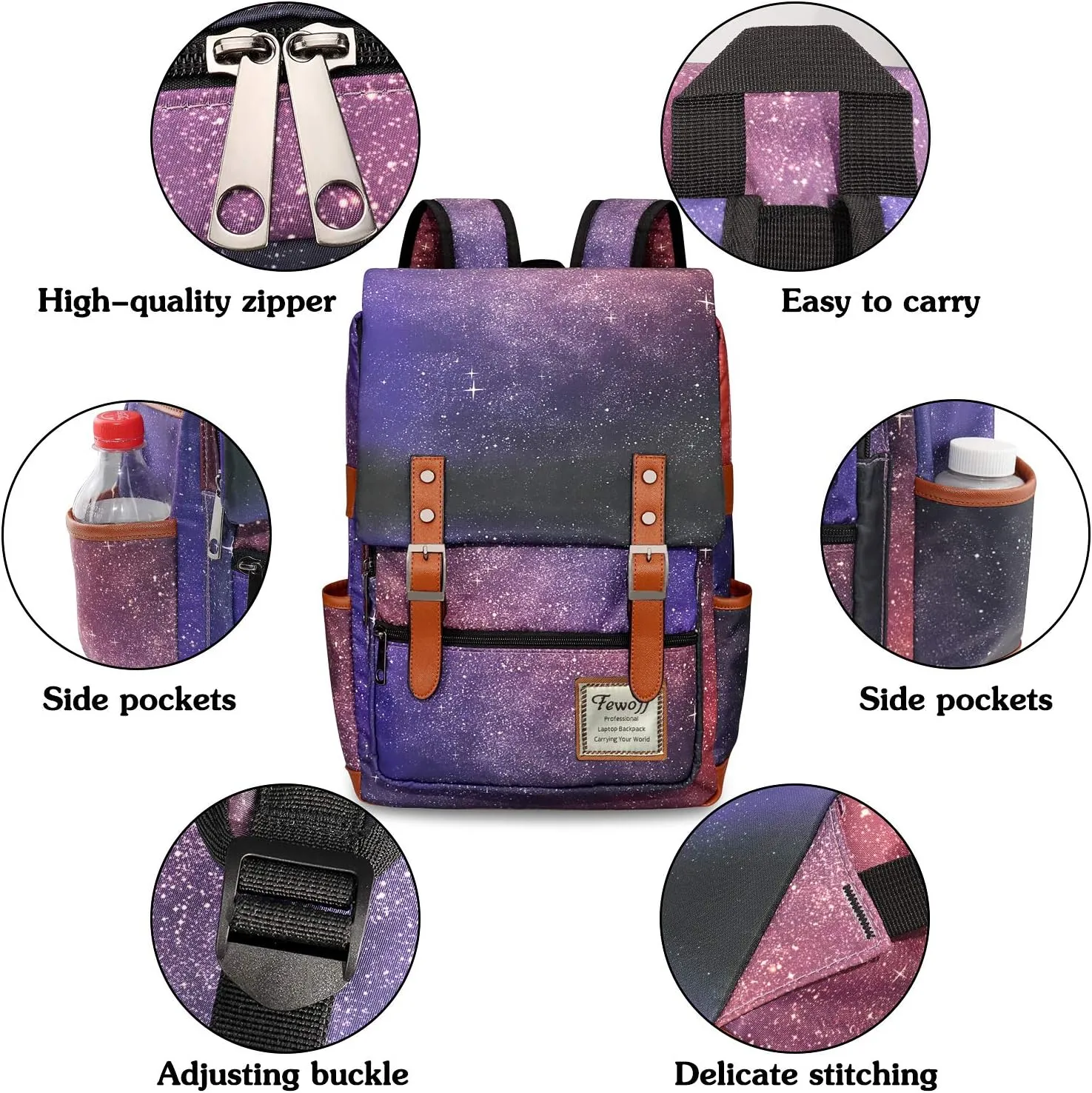 Galaxy School Backpack for Girls Women,College Bag Bookbags for Teenagers