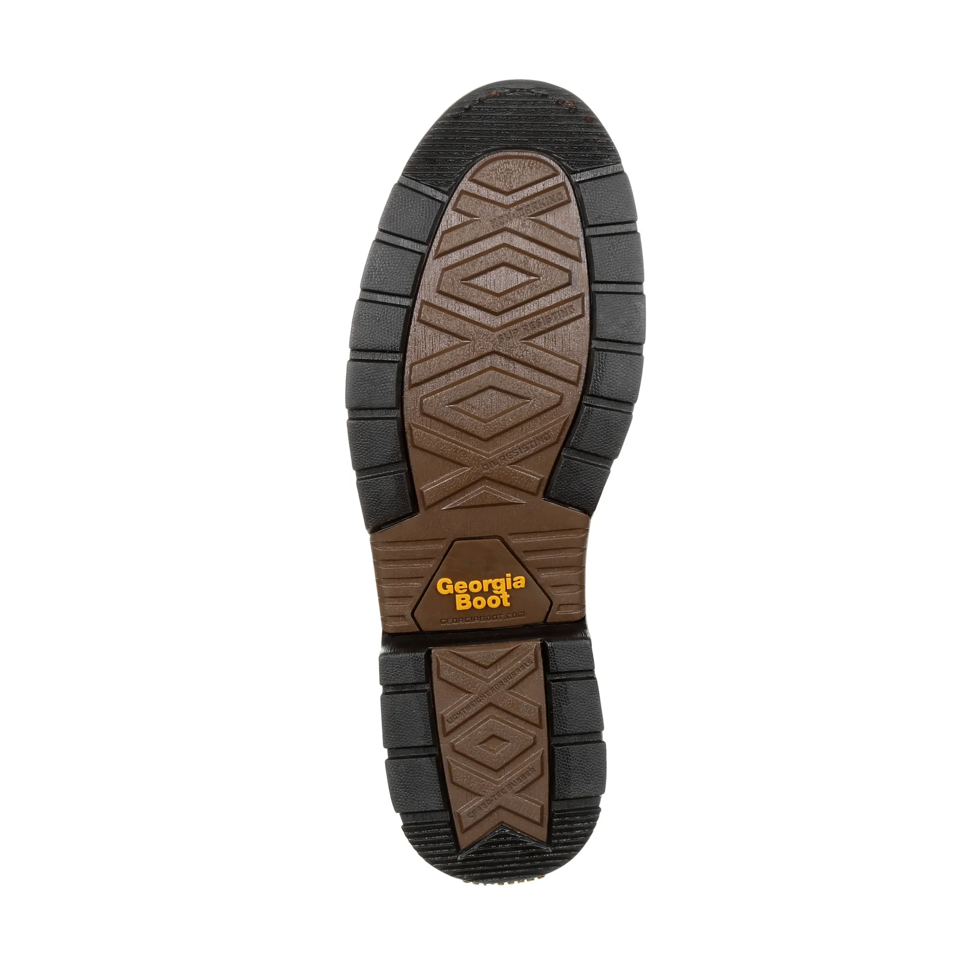 Georgia Boot Men's Carbo-Tec LT 11-Inch Waterproof Electrical Hazard Composite Toe Back Zip Pull-On Wellington Work Boot