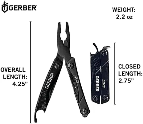 Gerber 1027819 Dime multifunction tool Black