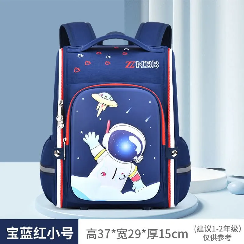 Girls’ School Backpack – Cute Astronaut & Unicorn Design School Bag