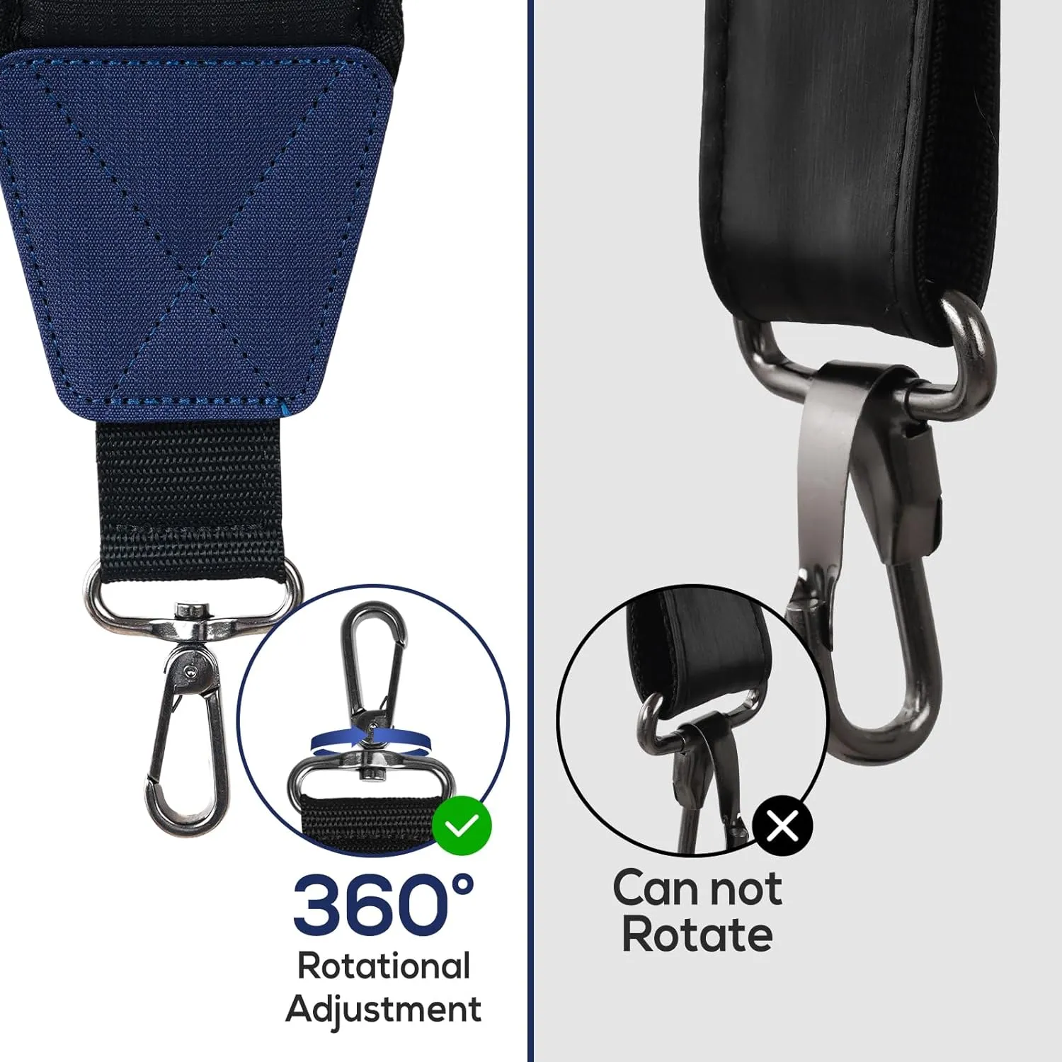 Golf Bag Straps, Universal Replacement Double Shoulder Single Shoulder Straps, Golf Bag Carry Strap