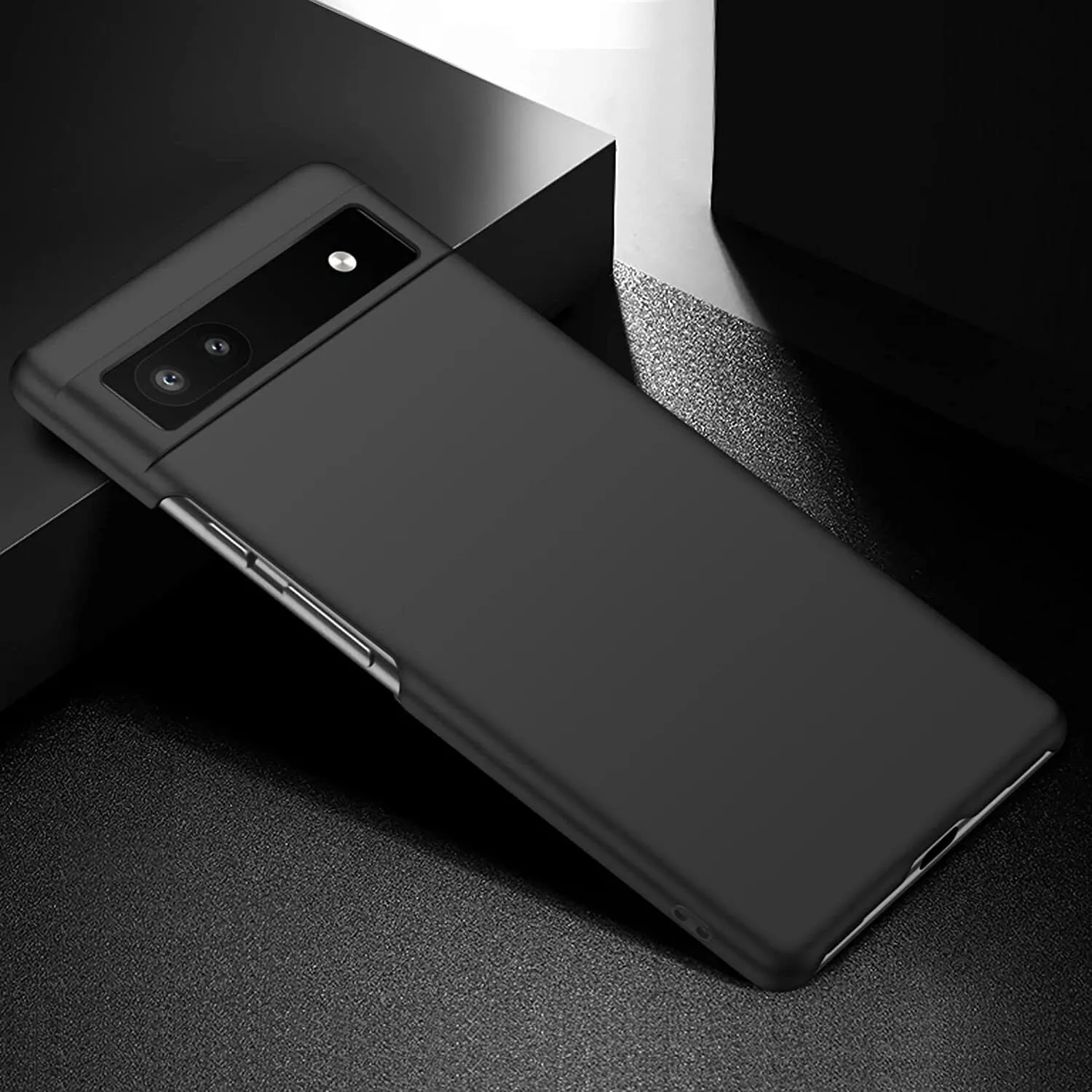 Google Pixel 6a Case Ultra Slim Hard Back Cover - Matte Black