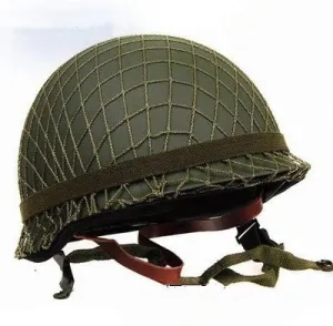 GPP® Perfect WWII US Army M1 Green Helmet Replica with Net/Canvas Chin Strap DIY Painting