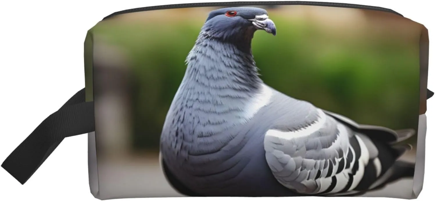 Grey Pigeon print Travel Toiletry bag Toiletry bag for women men Cosmetic bag Travel accessories for Women Men