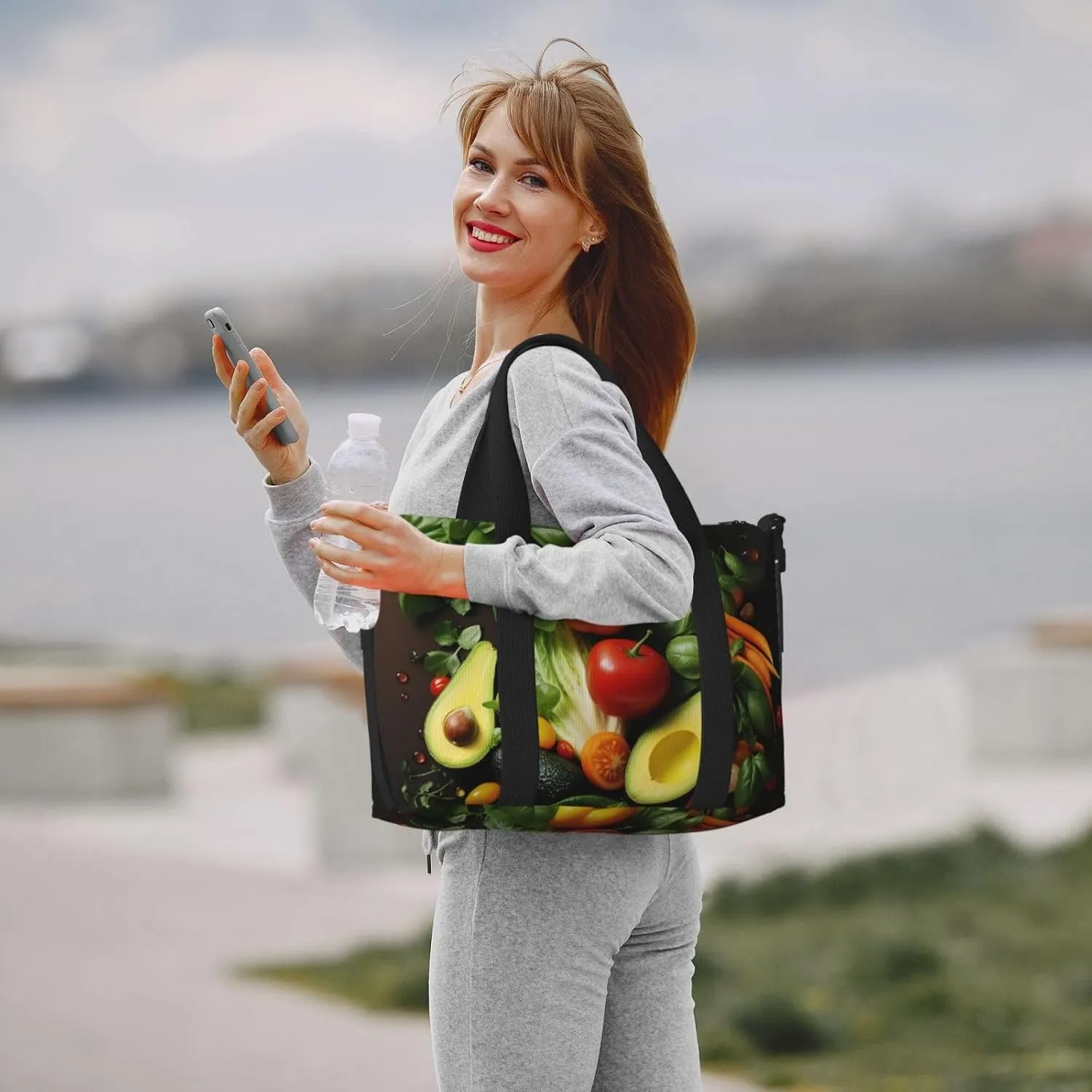 Gym Bag Various vegetables Duffel Bag for Men Women Travel Overnight Bag with Shoe Compartment Workout Bags