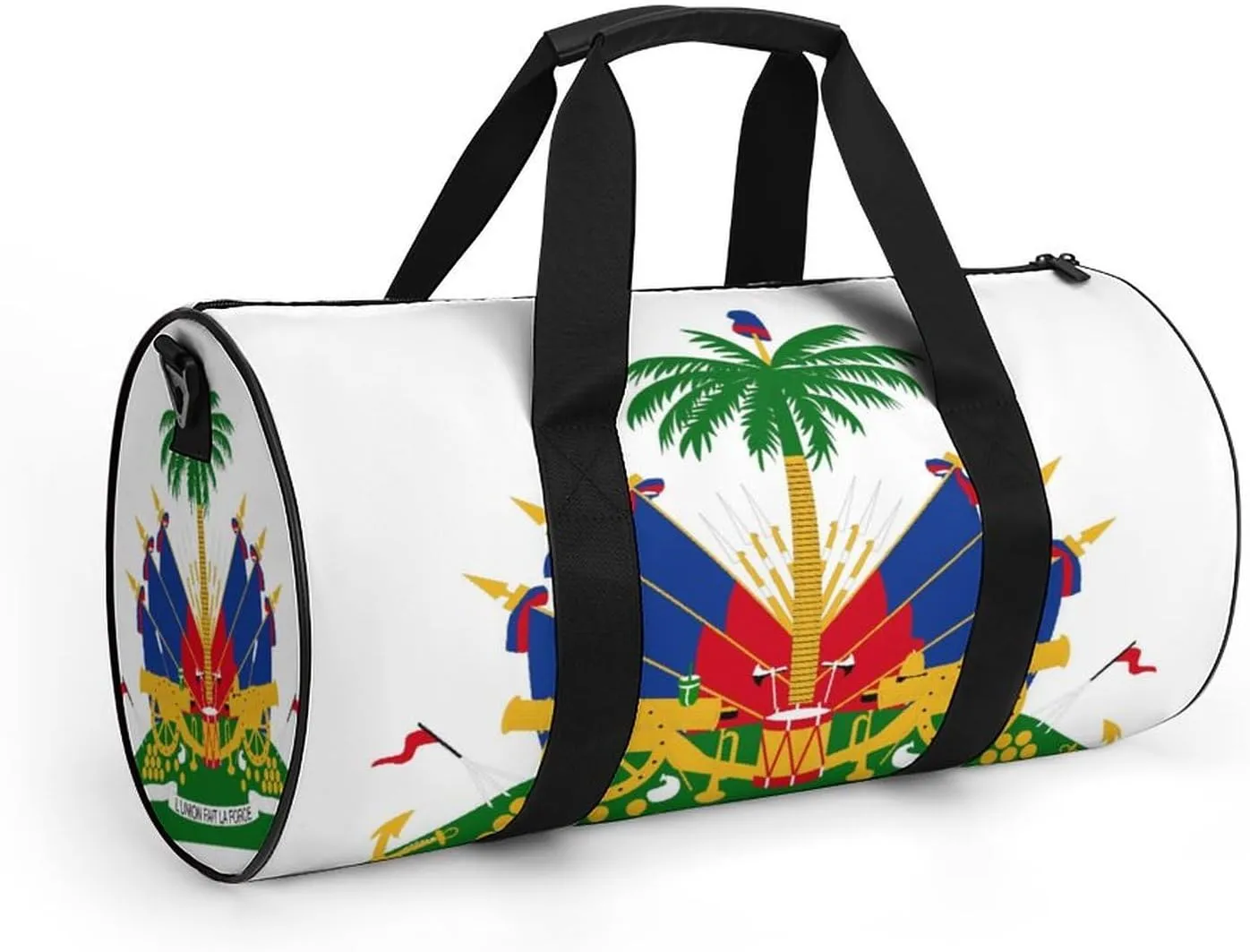 Haiti-Flag Waterproof Gym Duffel for Men Women Sports Travel Tote Bag