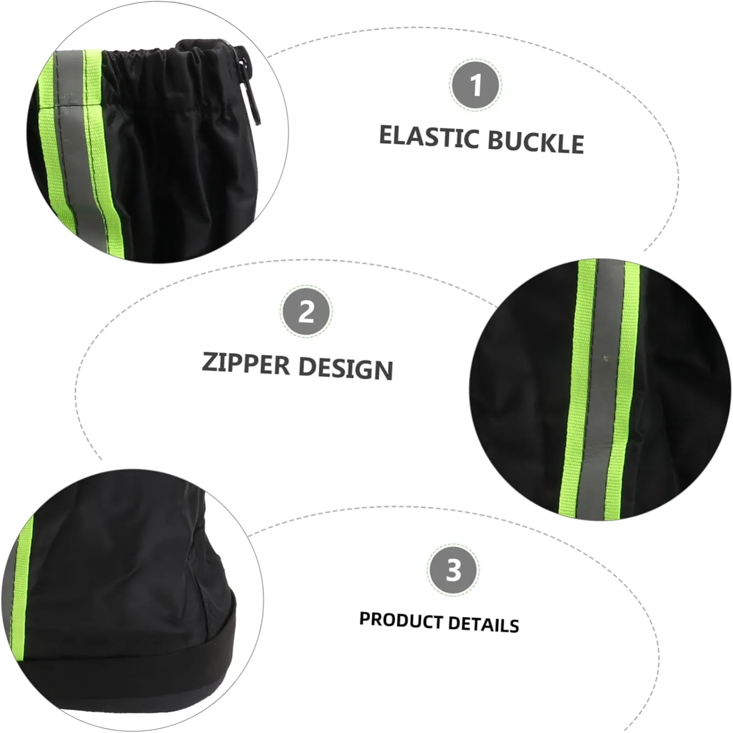 HANABASS Shoe Cover Hiking Gaiters Leg Gaiters Mud Gaiters Leg Sleeves for Men Shoes Shoe Sole Protector Boot