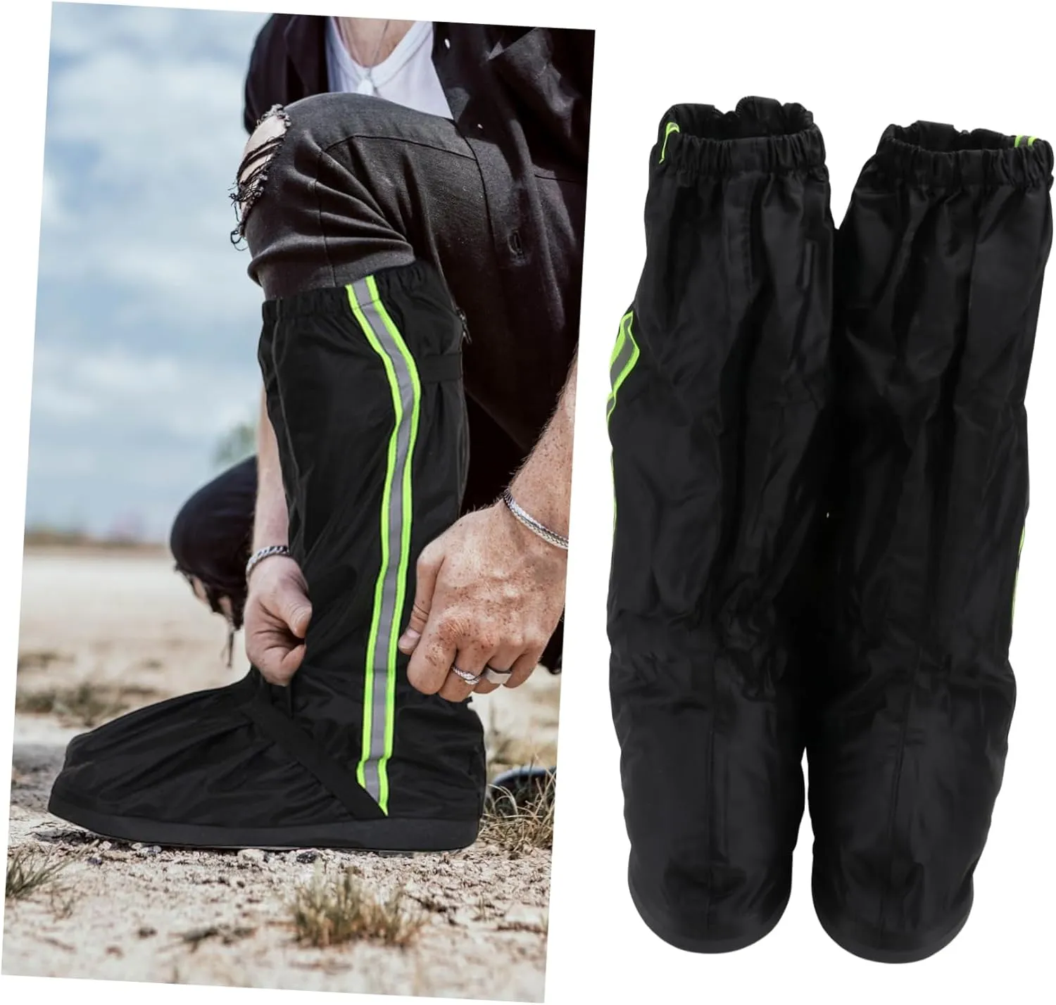 HANABASS Shoe Cover Hiking Gaiters Leg Gaiters Mud Gaiters Leg Sleeves for Men Shoes Shoe Sole Protector Boot