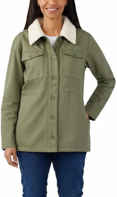 Hang Ten Ladies' Utility Jacket | Green, Medium