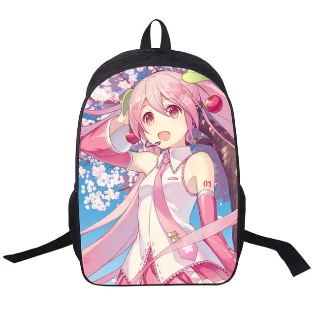 Hatsune Miku  School Bags