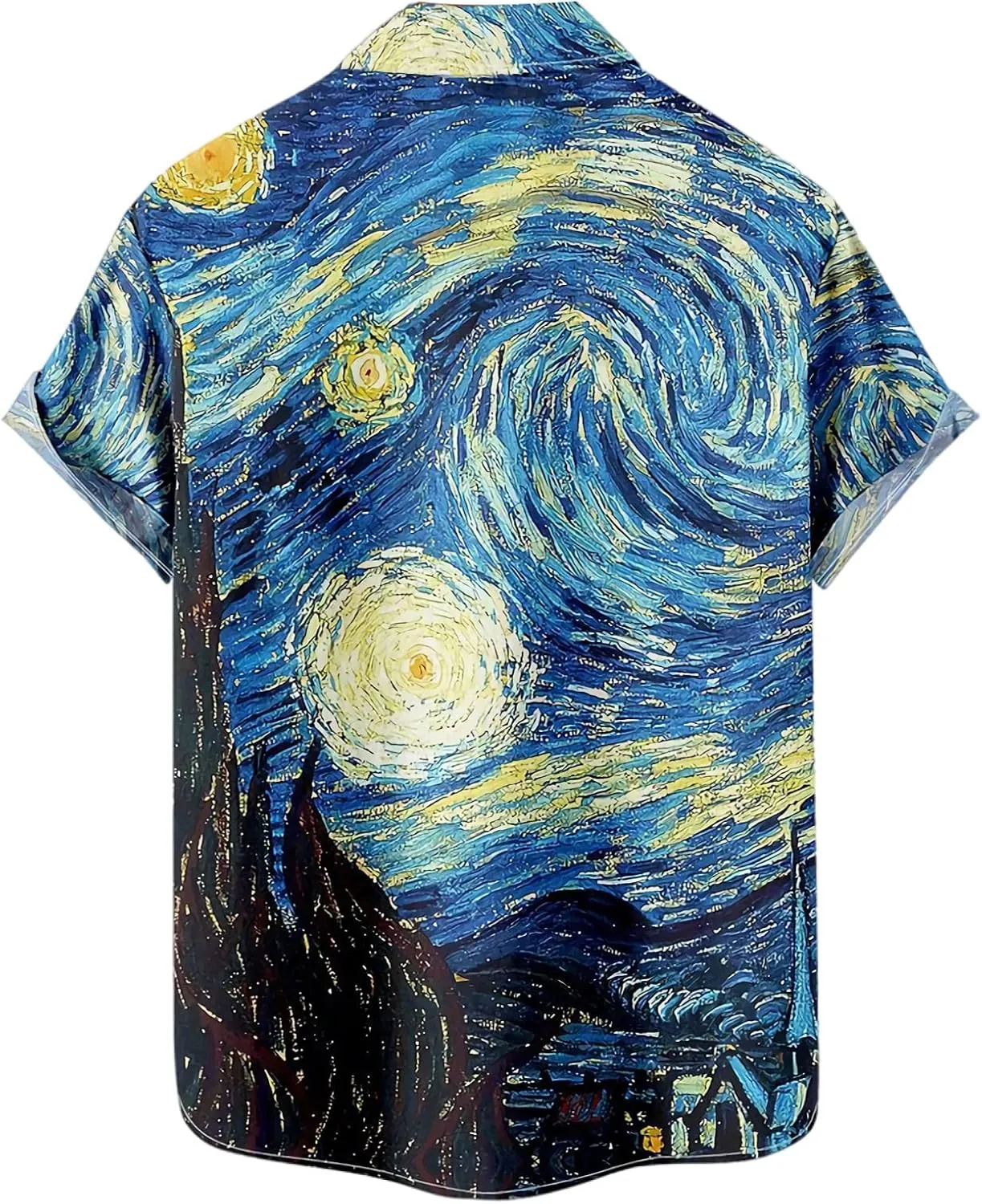 Hawaiian Bowling Shirts for Men Short Sleeve Printed Regular Fit Summer Beach Casual Button Down Aloha Shirts